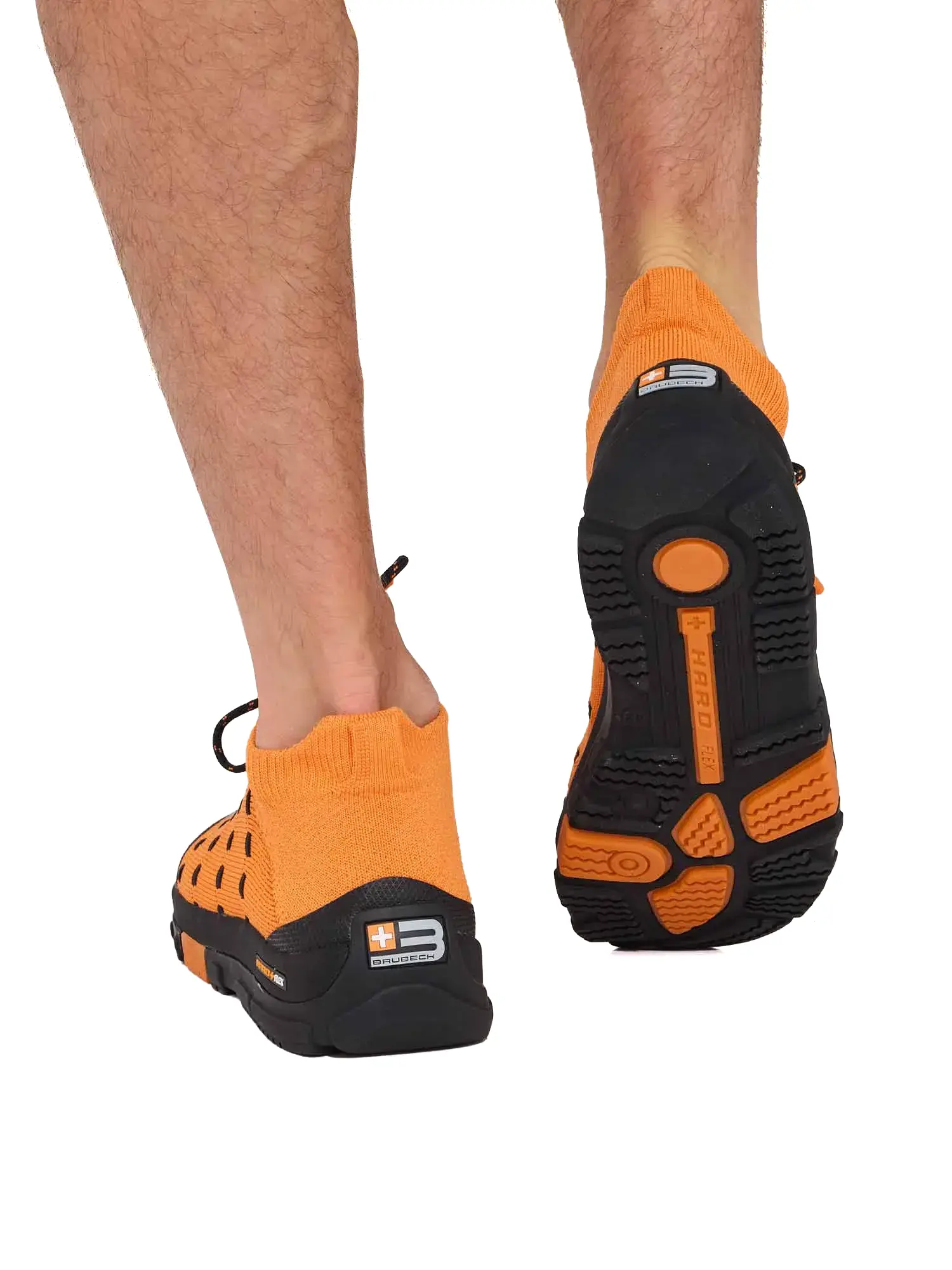 TREK MERINO Férfi vízálló merinó gyapjú túracipő - Narancs / Fekete - Image 9