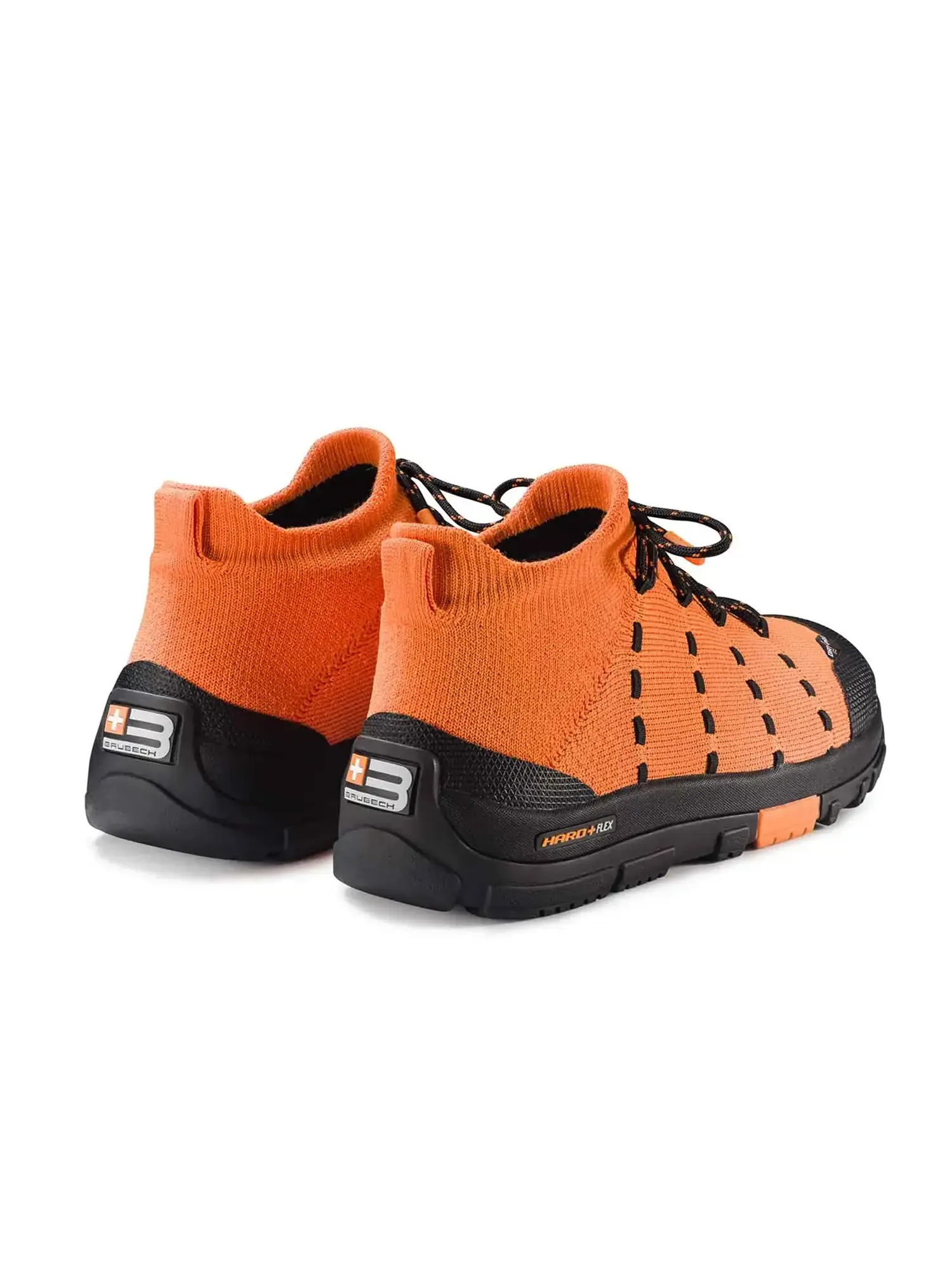 TREK MERINO Férfi vízálló merinó gyapjú túracipő - Narancs / Fekete - Image 2