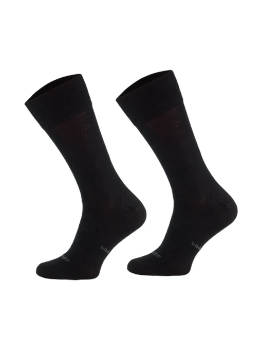 MERINO LINER merinó gyapjú túrazokni - Fekete - Image 2