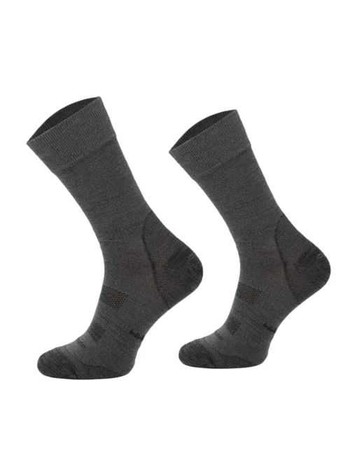 MERINO LINER merinó gyapjú túrazokni - Szürke - Image 2