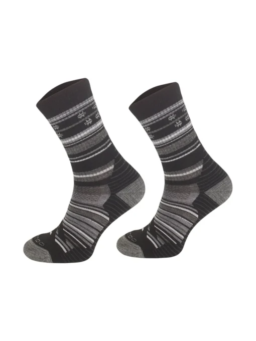 CLIMA COMFORT Merinó gyapjú +polycolon hosszú túrazokni - Fekete - Image 2