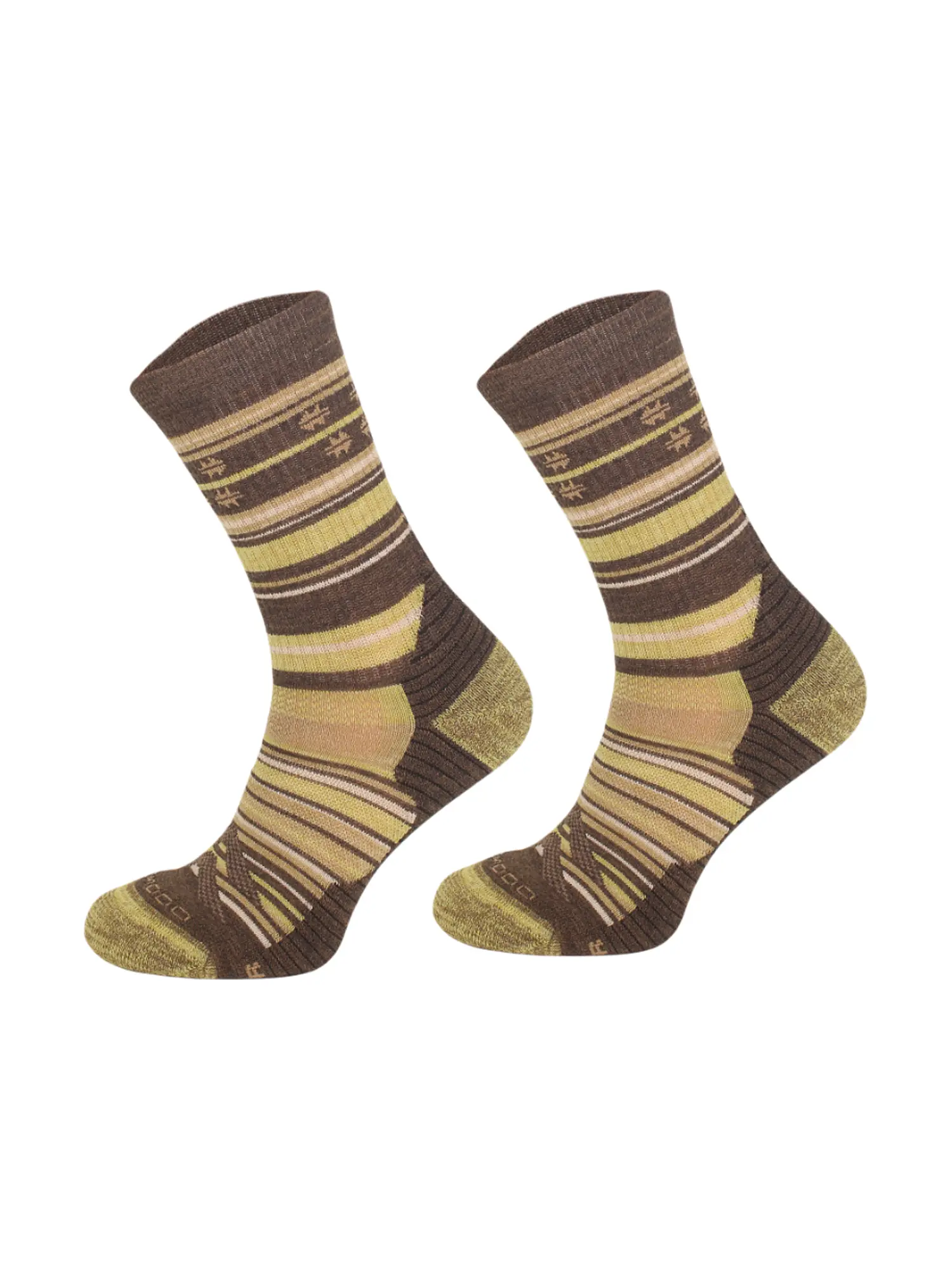 CLIMA COMFORT Merinó gyapjú +polycolon hosszú túrazokni - Barna - Image 2