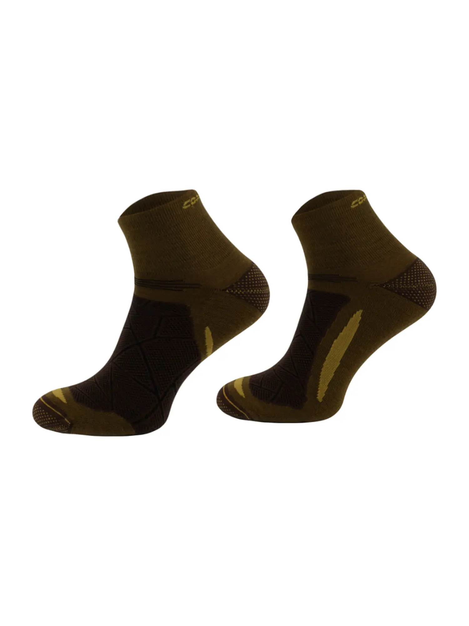 TRIAL Ultrakönnyű merinó gyapjú rövid túrazokni - Barna - Image 2