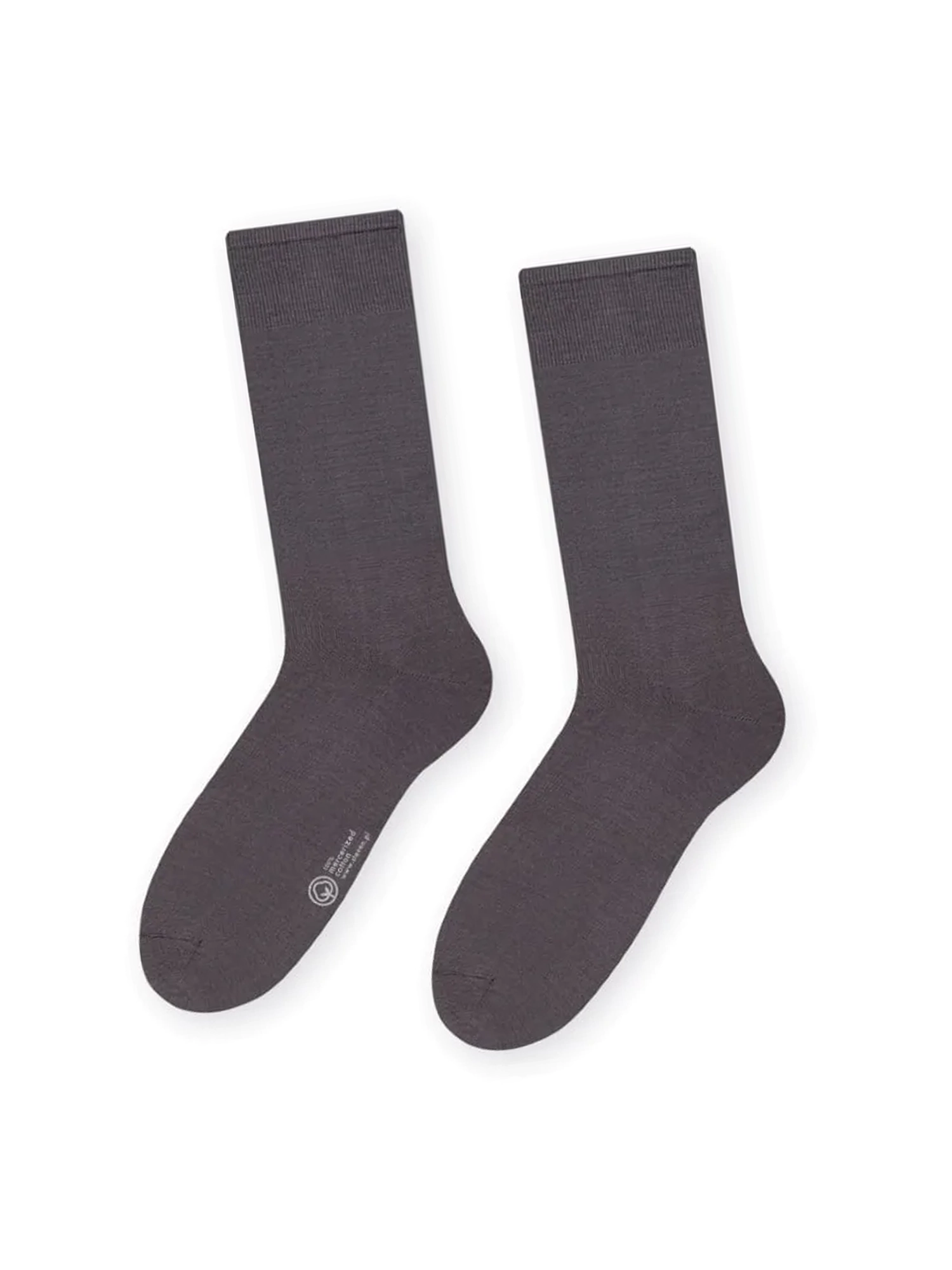 EXEC Férfi mercerizált pamut zokni - Grafit - Image 2