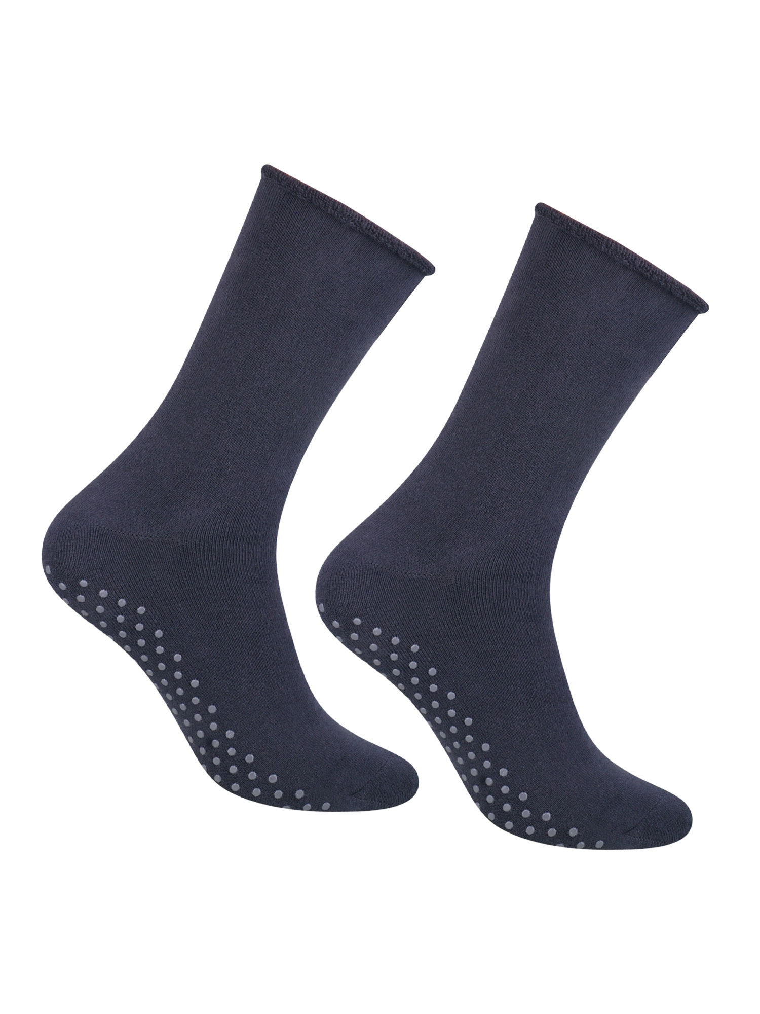 ANTI-SLIP Nyomásmentes pamut zokni - Grafit - Image 2