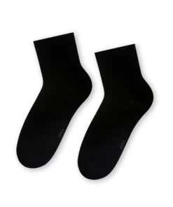 Alternative view of PRESSURE-FREE Női nyomásmentes bambusz zokni - Fekete