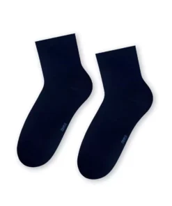 Alternative view of PRESSURE-FREE Női nyomásmentes bambusz zokni - Sötétkék