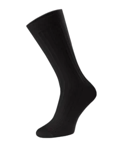 PRESSURE-FREE Férfi nyomásmentes merinó zokni - Fekete