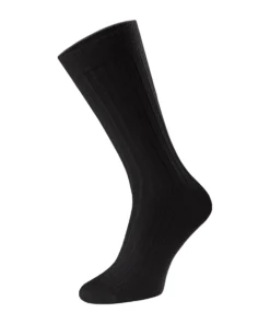 PRESSURE-FREE Férfi nyomásmentes merinó zokni - Fekete