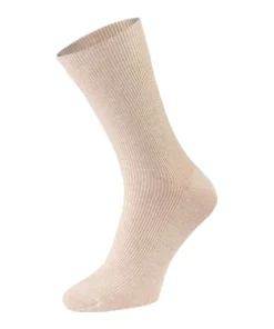 PRESSURE-FREE Nyomásmentes pamut zokni - Bézs