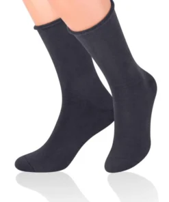 PRESSURE-FREE Férfi nyomásmentes pamut frottír zokni - Grafit