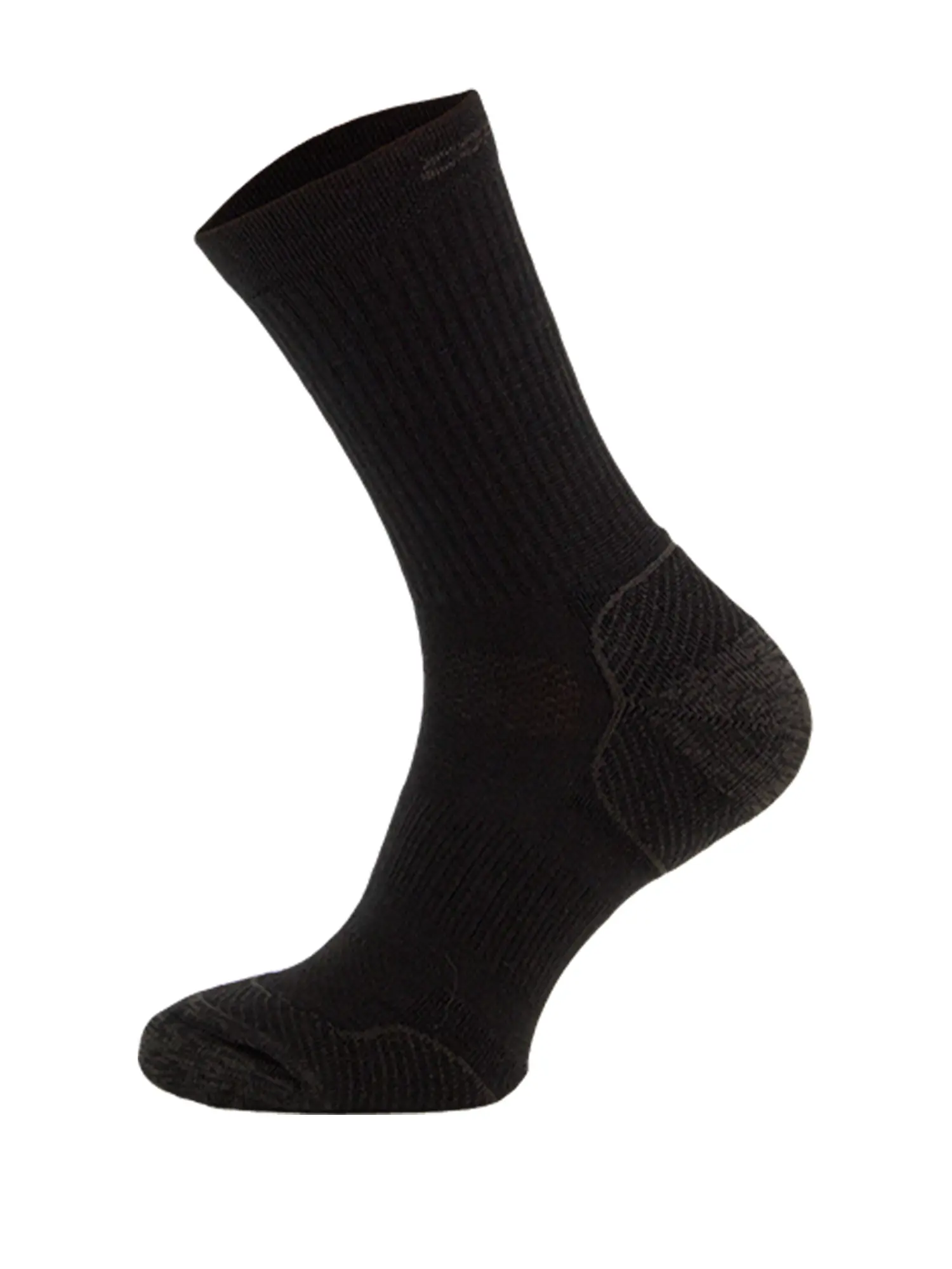 HIKING OUTDOOR LIGHT Merinó gyapjú +Polycolon túrazokni - Fekete