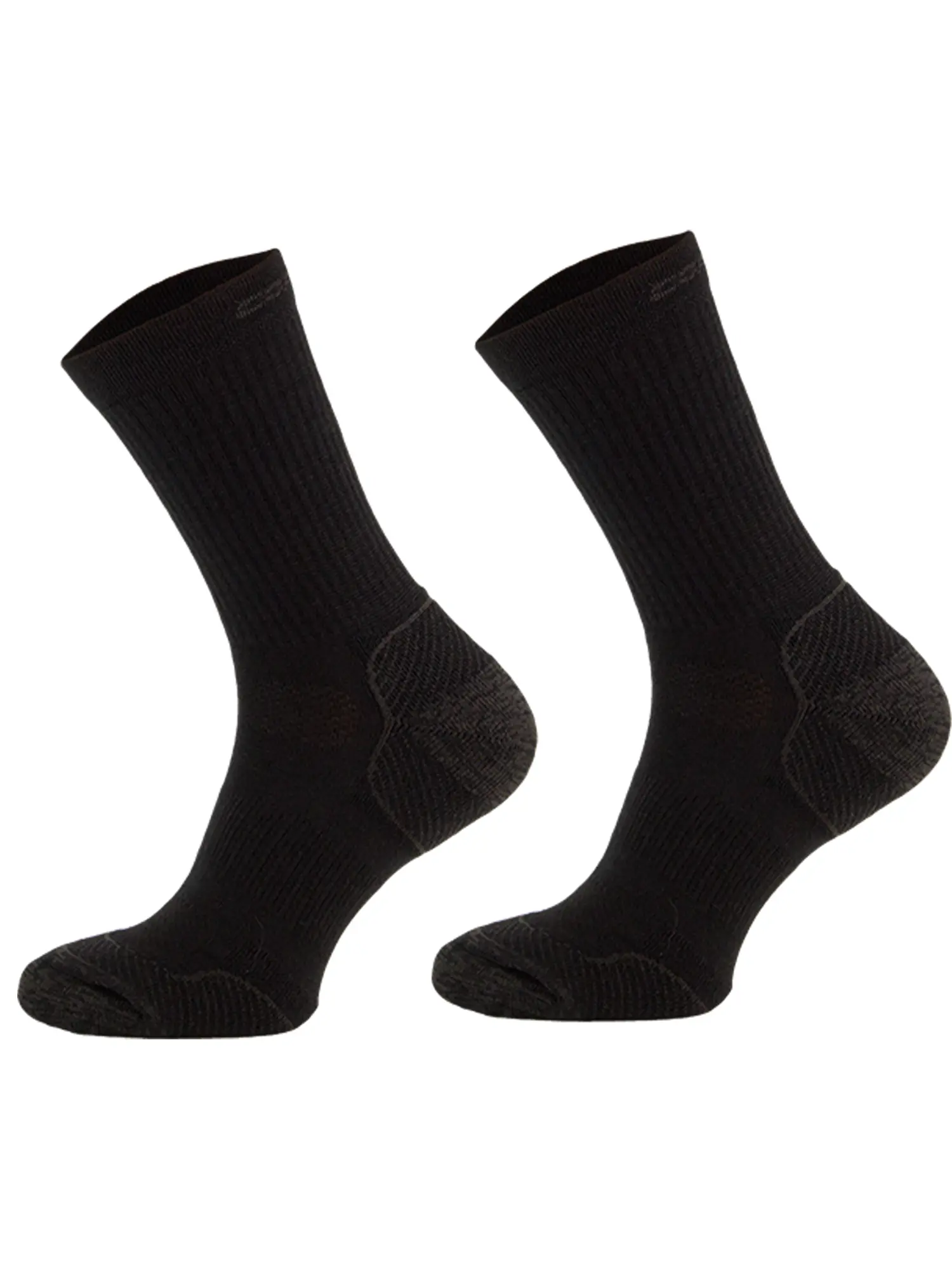 HIKING OUTDOOR LIGHT Merinó gyapjú +Polycolon túrazokni - Fekete - Image 2