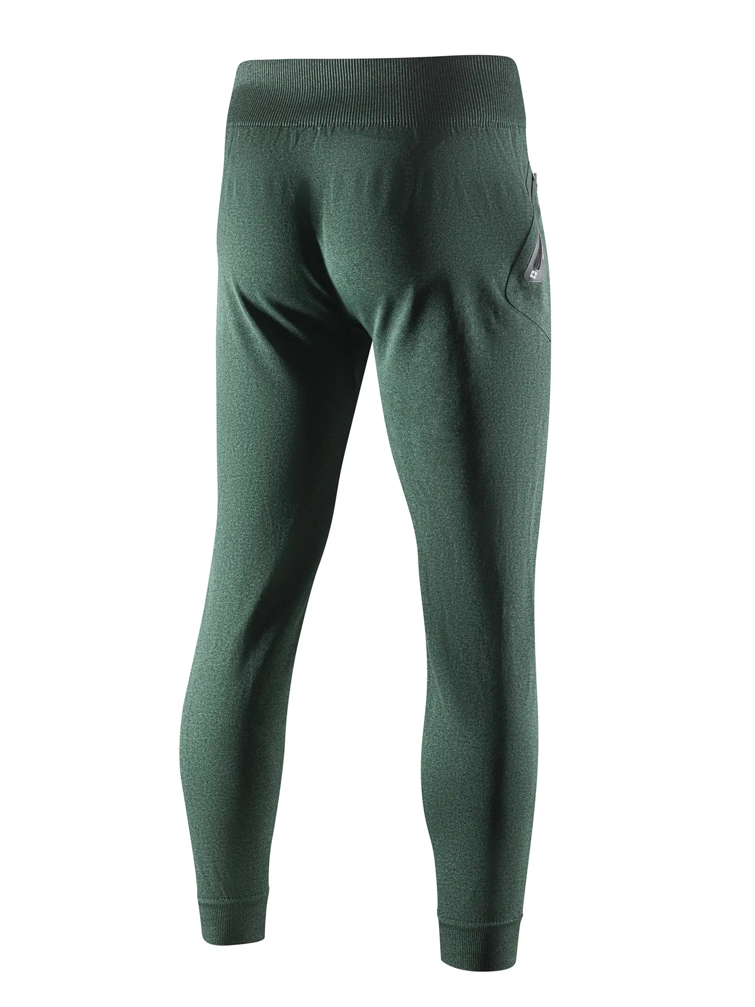 BRUBECK férfi trekking nadrág sötétzöld színben, kényelmes melegítő fazon szabadtéri használatra