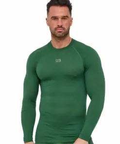 ACTIVE MERINO Férfi merinó gyapjú aláöltözet felső - Zöld