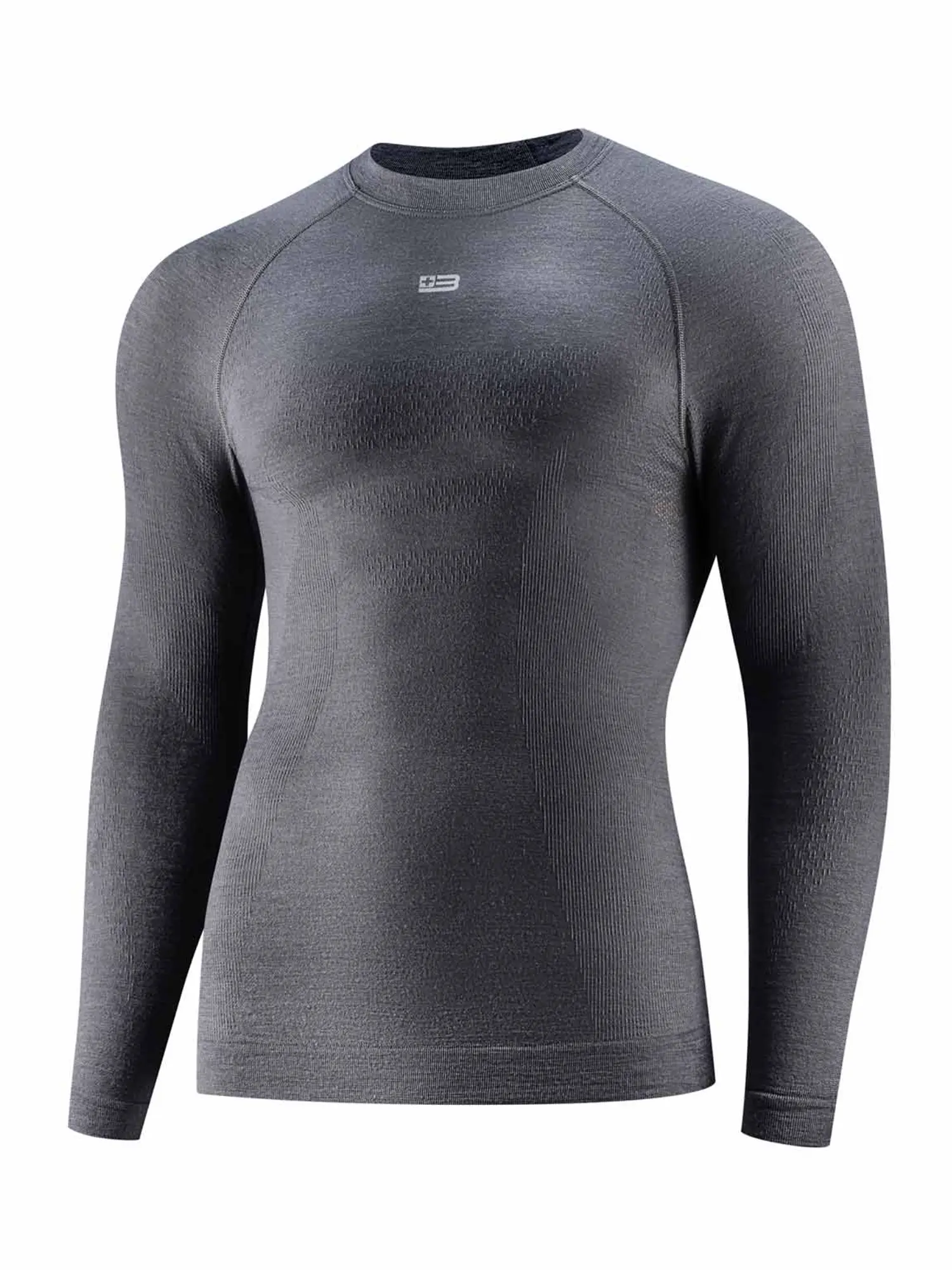 ACTIVE MERINO Férfi merinó gyapjú aláöltözet felső - Grafit - Image 3