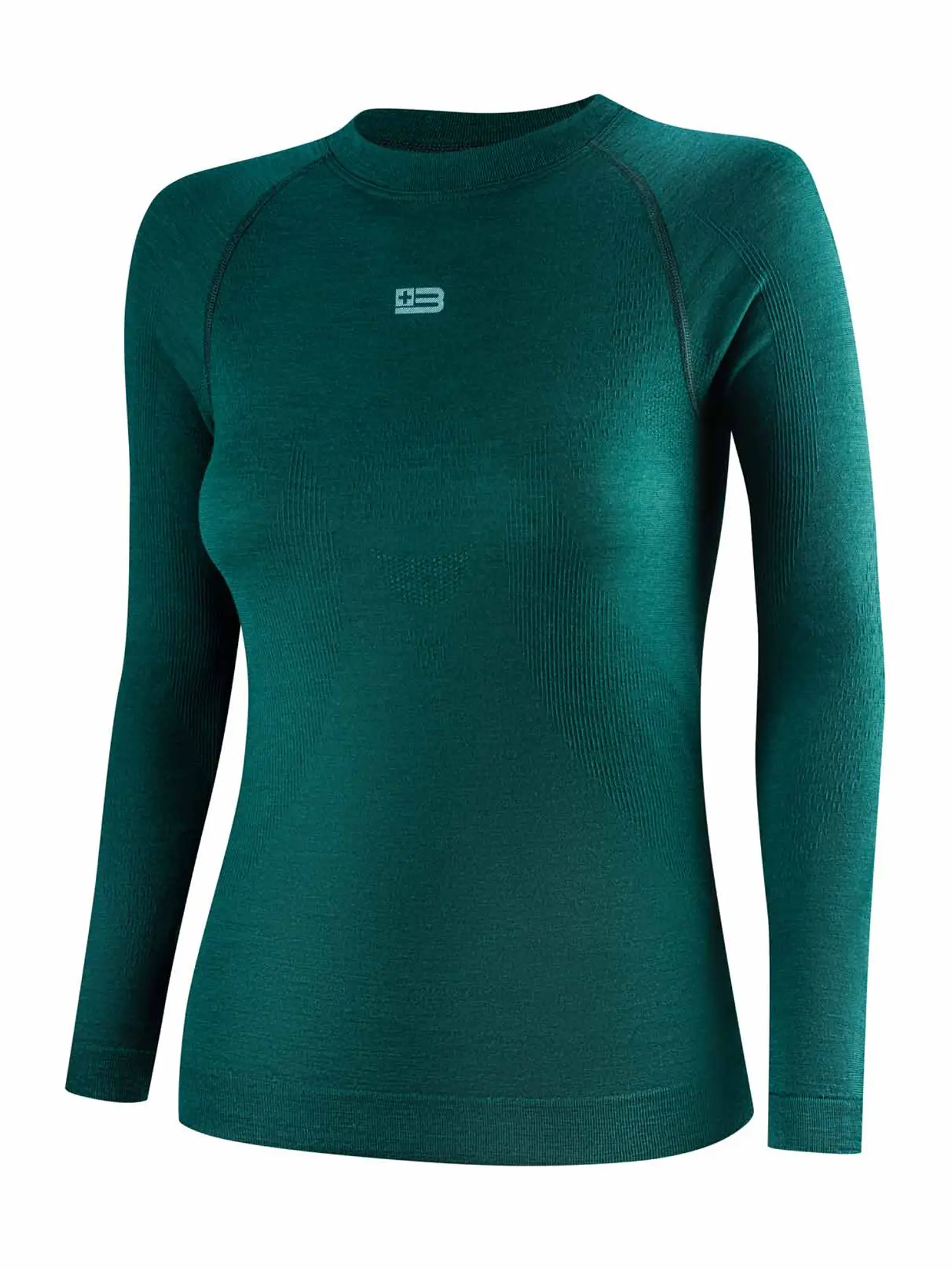ACTIVE MERINO Női merinó gyapjú aláöltözet felső - Zöld - Image 3