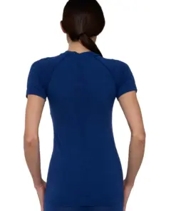 Alternative view of ACTIVE MERINO Női merinó gyapjú rövid ujjú felső - Kék