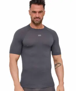 ACTIVE MERINO Férfi merinó gyapjú rövid ujjú felső - Grafit
